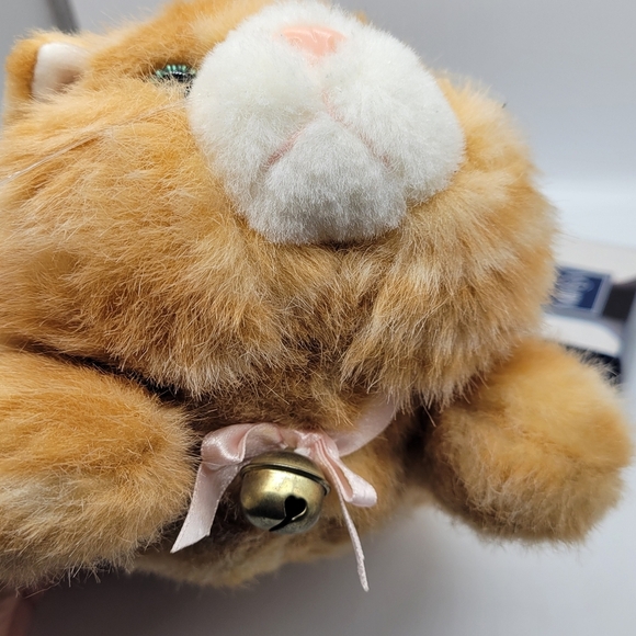 Vintage TRENDMASTERS 1993 Orange/White Robotic Plush Moves Tail,Purrs And Meow - Picture 6 of 11